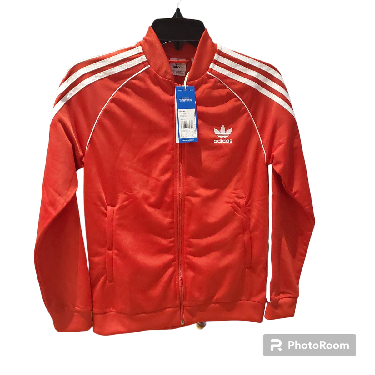 Veste adidas superstar best sale rouge