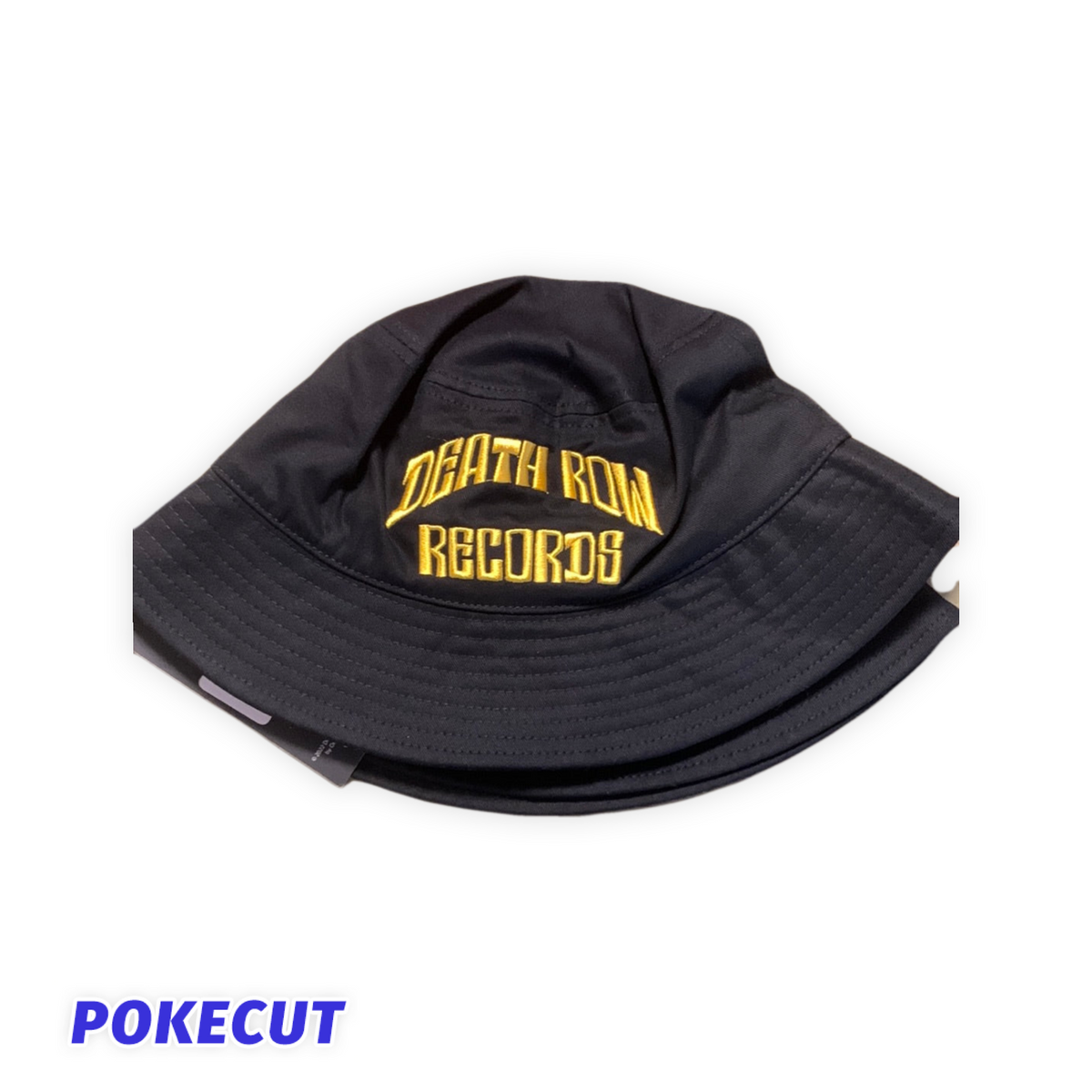 Chapeau death row noir écriture jaune Taverne à boucane