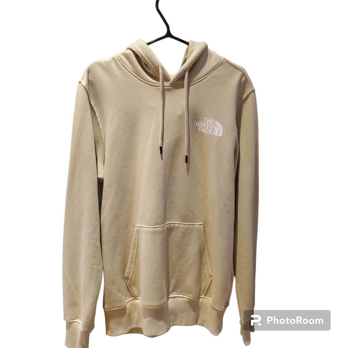 Beige north face store hoodie