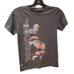 Tshirt kangol gris avec dessin danceur hiphop