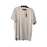 T-shirt kangol blanc avec bouton