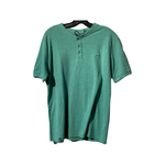 T-shirt kangol vert avec bouton