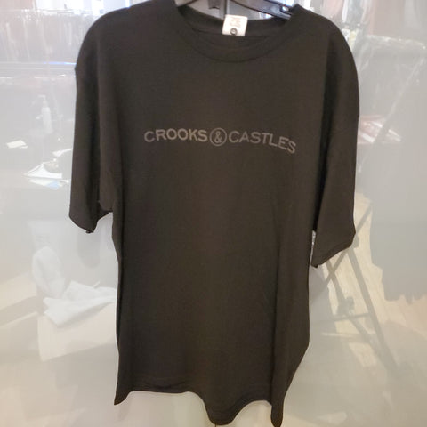 T-shirt crooks noir