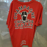T-shirt crooks rouge champagne