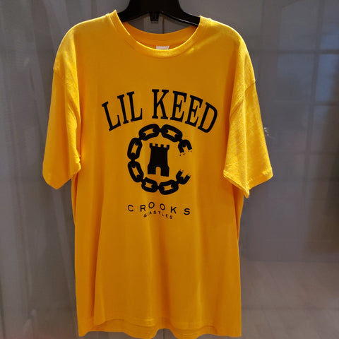 T-shirt crooks jaune lil keed