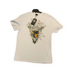 T-Shirt crooks blanc  avec motifs