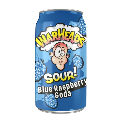 Warhead blue raspberry soda (USA)