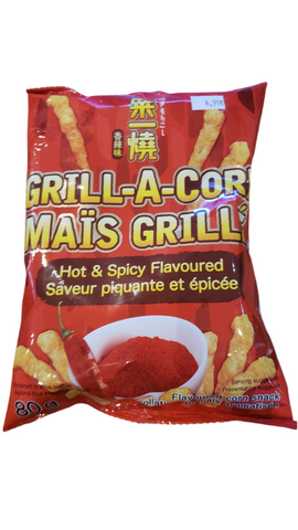 CALBEE Maïs grillé saveur piquante et épicé 80g