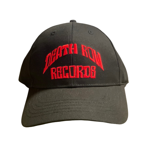 Casquette death row noir ecriture rouge