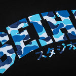 T-Shirt Seiha Studios Camo Bleu