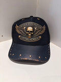 Casquette gothique skull vintage