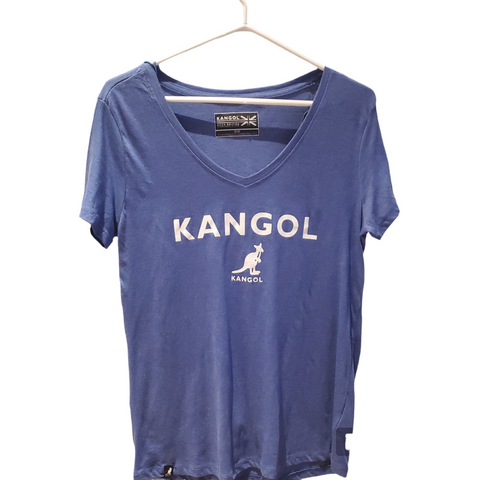 Tshirt kangol bleu mauve