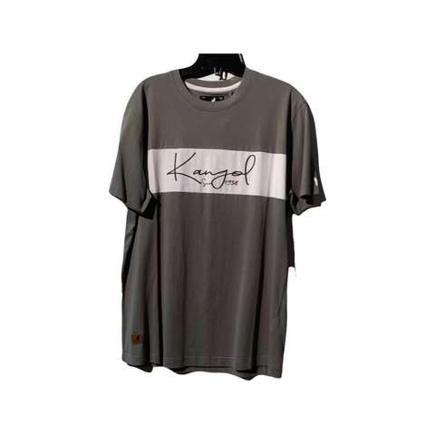 Tshirt kangol gris avec logo