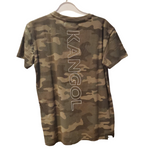 Tshirt camoufflage kakis avec logo avant