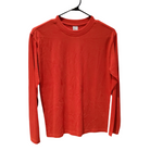 Longsleeve uni rouge