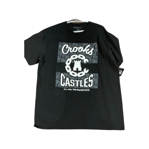 T-Shirt crooks noir avec motif