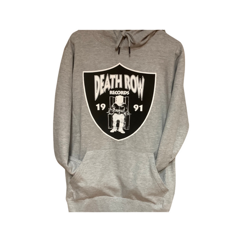 Hoodies crooks death row gris pâle