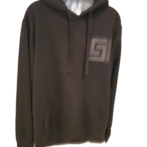 Hoodie crooks noir avec motif gris