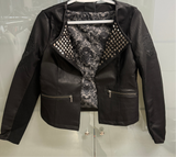 THE BLACK FLOWER
VEGAN LEATHER JACKET