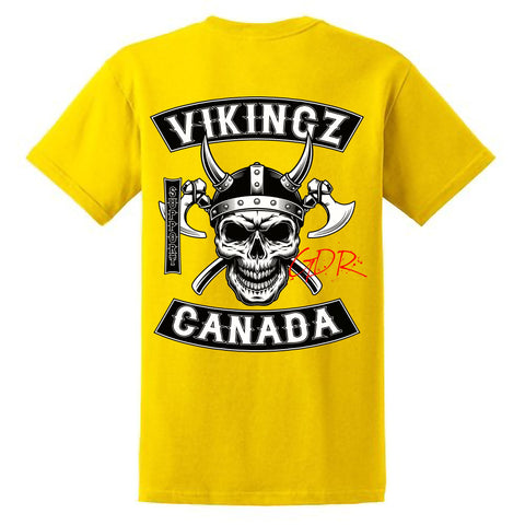 T-Shirt Vikingz Canada Jaune