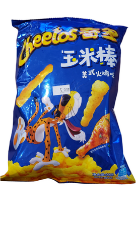 Cheetos  roti artificiel dinde saveur lanières de maïs 90g