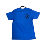 T-Shirt crooks bleu avec motif