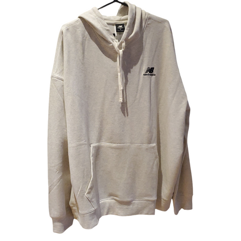 Hoodie new balance gris blanc