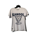 Tshirt kangol blanc a motifs pour enfant