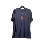 T-shirt kangol bleu marin avec bouton