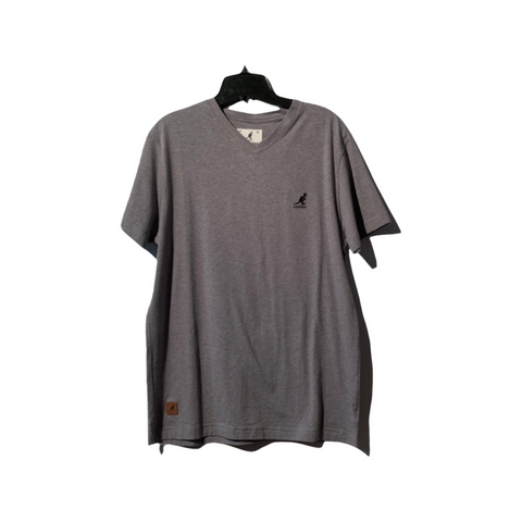 Tshirt kangol gris col en v