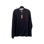 Longsleeve kangol bleu marin avec bouton