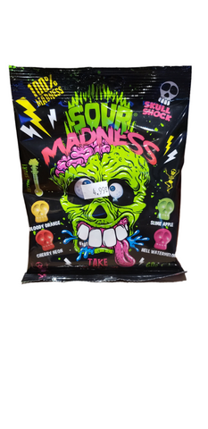 Sour madness skull shock extreme sour (sac de 60g)