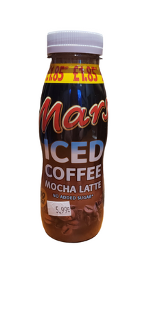 MARS iced coffee mocha latte