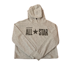 Hoodie converse gris à paillettes