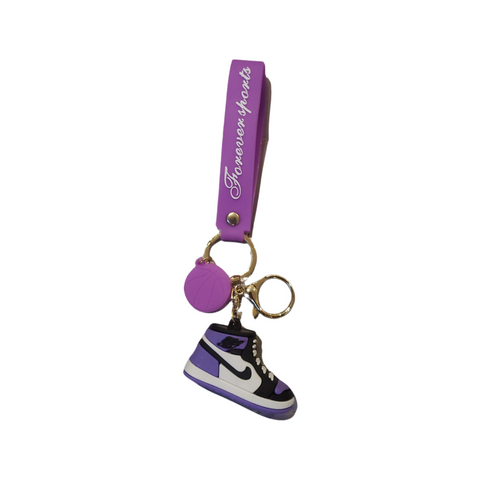 Porte clé nike mauve