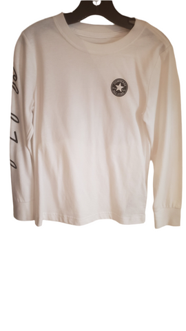 Longsleeve converse blanc