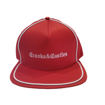 Casquette crooks and castel rouge