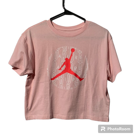 T-Shirt Jordan rose à motifs