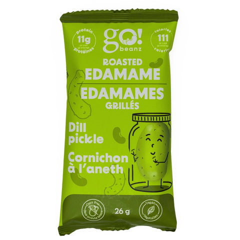 Go beanz edamames grillé cornichons à l’aneth
