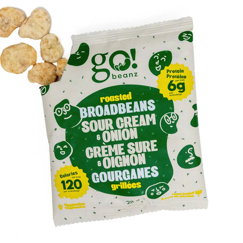 Go beanz gourgane grillé crème sure ognion