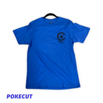 T-Shirt crooks bleu avec motif