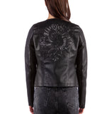 THE BLACK FLOWER
VEGAN LEATHER JACKET