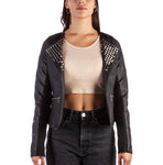 THE BLACK FLOWER
VEGAN LEATHER JACKET