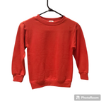 Hoodie ideal rouge uni enfant