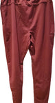 Pantalon jordan rouge vin