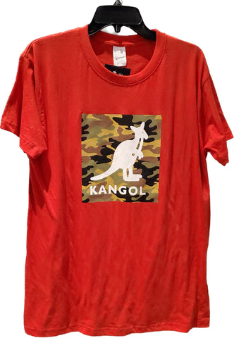 Tshirt kangol dessin kangol camoufflage rouge