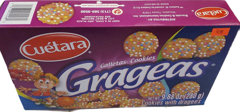 Grageas cookie with dragees
