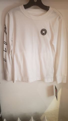 Longsleeve converse blanc