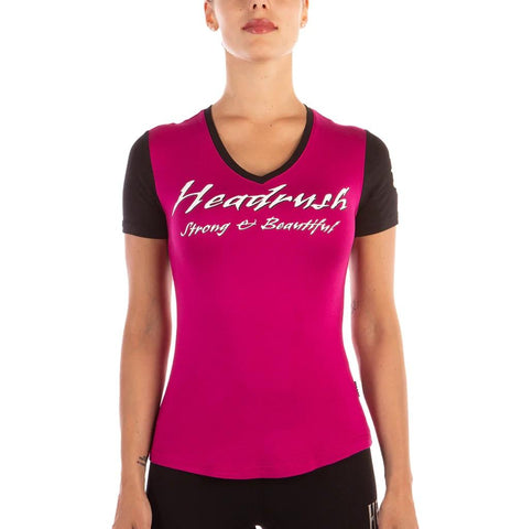 THE DEMISE V-NECK TEE MAGENTA