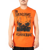 WORLDWIDE WARRIORS SLEEVELESS TEE ORANGE
